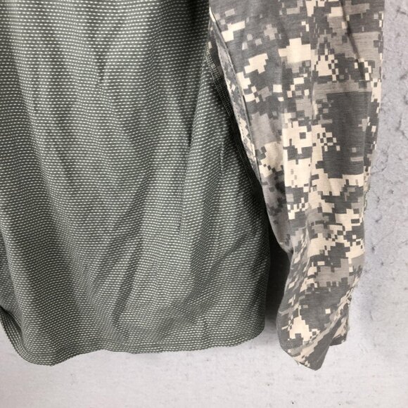 Massif Army Combat Shirt Mens Medium Camo Flame Resistant Tactical Military - Picture 11 of 13